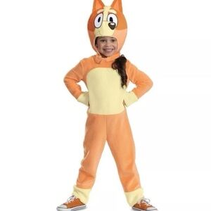 Nwt Unisex Bluey BINGO Costume Jumpsuit and Mask Size 12-18 months NWT